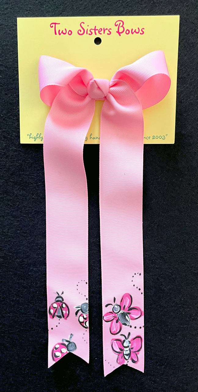 Sweet and Girly - Long Tail Bows | Two Sisters Bows