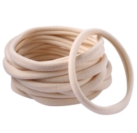 Ivory Skinny Nylon Headband