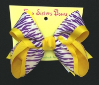 purple zebra on yellow