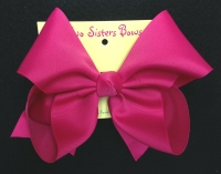 shocking pink bow